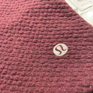 Lululemon AllEase scarf, NWT, burgundy, one size
